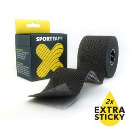 Platinium Flex Extra Sporttape Black X (kinesio tapasz), erős sport támogatás