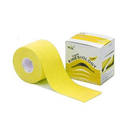 Nasara Kinesio Tape sárga, dinamikus kineziológiai tapasz sportoláshoz