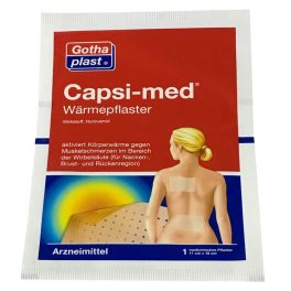 Capsicum Melegtapasz, intenzív melegterápia, izomfeszültség és fájdalom oldására