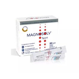 Magnosolv Sport 400 mg Granulátum 20x, magnézium pótlás, izomgörcsök megelőzésére