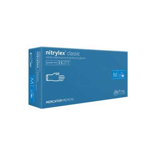 Mercator nitrylex® classic orvosi púdermentes nitril kesztyű