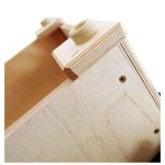 Tornazsámoly rétegelt lemez oldallal, torna és rehabilitációs gyakorlatok segítésére