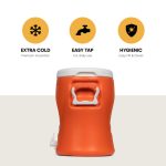 Pinnacle Platino 12 literes narancssárga italhűtő, sportolók hidratálásának segítésére